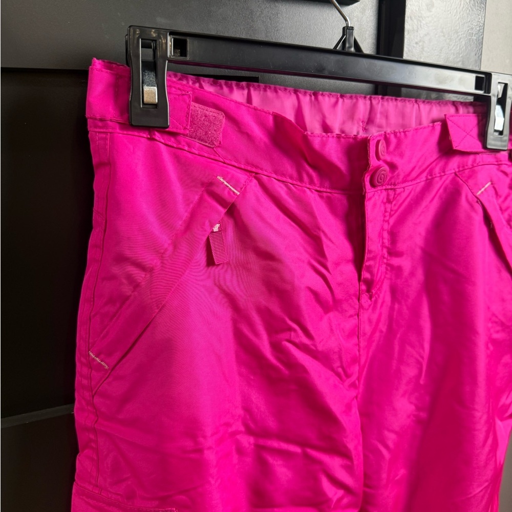 Champion Girls Bright Pink Snow Pants Size Large 10-12 Winter - Picture 2 of 7